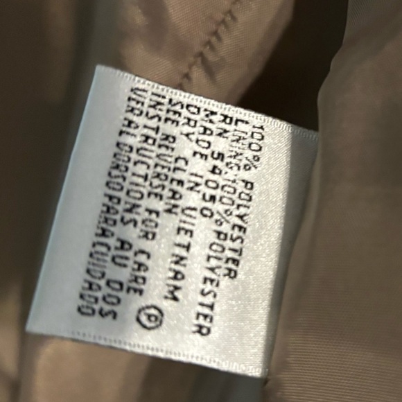 Le Suit Women's Size 6 Tan Tweed Polyester Lined Blazer 3-Button EUC! - Picture 5 of 9